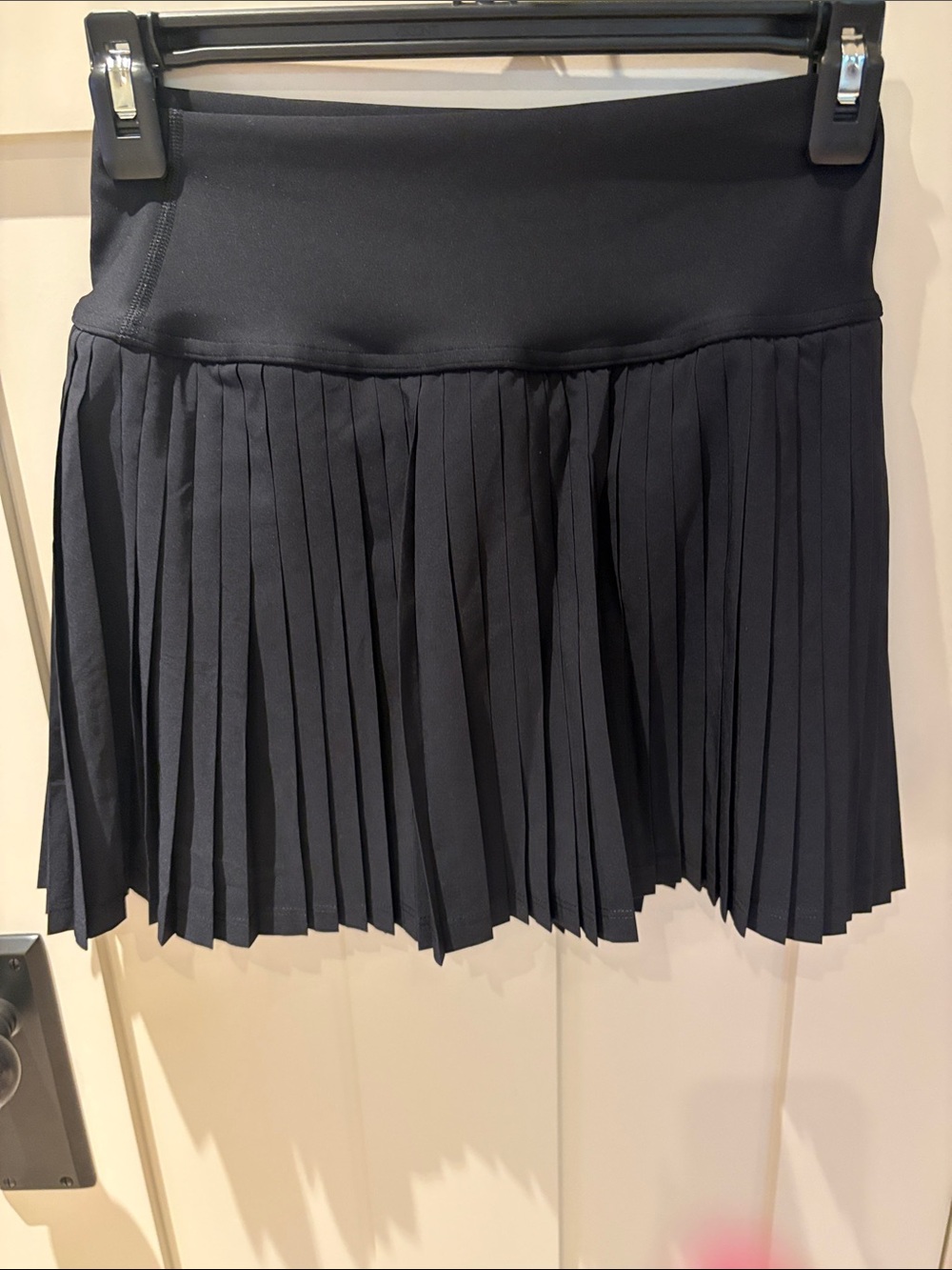 Pleated Active Skirt — Black